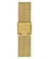 Women's Gold-Tone Glitz Stainless Steel, Mesh Bracelet Watch, 34mm