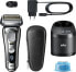Braun Series 9 Pro Premium shaver men with 4+1 shaving head, electric shaver & ProLift trimmer, 5-in-1 cleaning station, 60 min run time, Wet & Dry, 9466cc, chrome