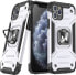 Wozinsky Wozinsky Ring Armor pancerne hybrydowe etui pokrowiec + magnetyczny uchwyt Samsung Galaxy M31s srebrny