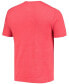 Фото #2 товара Men's Red Philadelphia Phillies Weathered Official Logo Tri-Blend T-shirt
