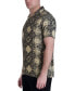 Men's Slim-Fit Geometric Tile-Print Button-Down Camp Shirt