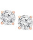 ფოტო #5 პროდუქტის Certified Lab Grown Diamond Halo Stud Earrings (2-1/2 ct. t.w.) in 14k Gold