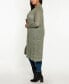 Plus Size Pointelle-Stitch Duster Cardigan