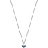Modern steel necklace with logo EGS2909040