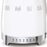 Фото #8 товара SMEG electric kettle KLF04WHEU (White) - 1.7 L - 2400 W - White - Plastic - Stainless steel - Adjustable thermostat - Water level indicator