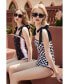 ფოტო #5 პროდუქტის Women's Checkerboard Imagination Reversible One-Piece Swimsuit