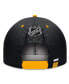 Фото #3 товара Men's Black, Gold Pittsburgh Penguins Authentic Pro Alternate Jersey Snapback Hat