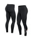 ფოტო #1 პროდუქტის Women's Black Denver Broncos Wordmark Stacked Leggings