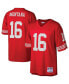 Фото #4 товара Men's Joe Montana Scarlet San Francisco 49ers Legacy Replica Jersey