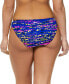 Фото #2 товара Women's Printed Hipster Bikini Bottoms