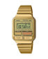 ფოტო #1 პროდუქტის Unisex Digital Gold-Tone Stainless Steel Watch 33.5mm, A120WEG-9AVT
