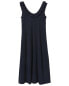 Фото #3 товара Boden Frill Neck Knit Linen-Bend Midi Dress Women's