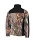 Men's Realtree Camo and Black New Orleans Saints Circle Hunter Softshell Full-Zip Jacket