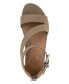 ფოტო #8 პროდუქტის Women's Gwen Platform Wedge Sandals