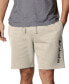 Фото #1 товара Men's Trek Relaxed-Fit Stretch Logo-Print Fleece Shorts