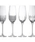 Фото #1 товара Mixology Flute 11oz, Mixed Set of 4