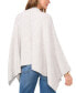 ფოტო #2 პროდუქტის Women's Open-Front Cape Cardigan