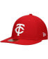 Men's Scarlet Minnesota Twins Low Profile 59FIFTY Fitted Hat