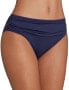 Фото #2 товара Tommy Bahama Womens 184511 Foldover Navy Bikini Bottom Swimwear Size XS