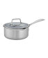 Фото #1 товара Clad CFX 2-Qt. Saucepan with Strainer Lid and Pouring Spouts