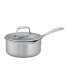 Clad CFX 2-Qt. Saucepan with Strainer Lid and Pouring Spouts