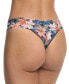 Printed Signature Lace Original Rise Thong Underwear