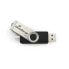 MEDIARANGE MR930-2 - 8 GB - USB Type-A / Micro-USB - 2.0 - 15 MB/s - Swivel - Black - Silver