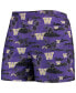 ფოტო #3 პროდუქტის Men's Purple Washington Huskies Island Palm Swim Trunks