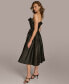 ფოტო #3 პროდუქტის Women's Ruffle-Trim Tie-Waist Dress