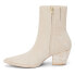 Фото #3 товара Matisse Caty Suede Pointed Toe Zippered Booties Womens Off White Casual Boots CA