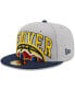 Men's Gray, Navy Denver Nuggets Tip-Off Two-Tone 59FIFTY Fitted Hat Серый, Темно-Синий, 7 - фото #1