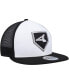 Men's White, Black Chicago White Sox 2022 Clubhouse Trucker 9FIFTY Snapback Hat