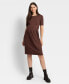 ფოტო #5 პროდუქტის Women's Nursing Pleat Detail Dress