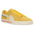 Puma Suede X Triplex Lace Up Mens Yellow Sneakers Casual Shoes 382560-01