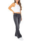 Фото #3 товара Juniors' Double Button Low Rise Flare Jean