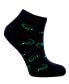 ფოტო #1 პროდუქტის Women's Alligator W-Cotton Novelty Ankle Socks with Seamless Toe, Pack of 1