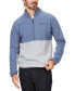 Men's Rockin Colorblocked 1/2-Zip Sweatshirt Storm/sleet, S - фото #1