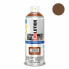 Фото #2 товара Аэрозольная краска Pintyplus Evolution RAL 8011 Водная основа Nut Brown 400 ml