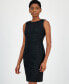 ფოტო #4 პროდუქტის Women's Boucle Sheath Dress