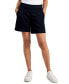 ფოტო #2 პროდუქტის Women's Denim Mid-Rise Pull-On Shorts, Created for Macy's
