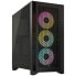 Фото #1 товара Corsair iCUE 4000D RGB Airflow Mid-Tower, Tempered Glass - schwarz