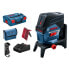 Bosch Kombilaser GCL 2-50 C mit 1x 2,0 Ah Li-Ion Akku im Set + Lader in L-BOXX