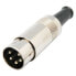 EUROCONNEX 1870 Metallic DIN Male Connector 5P 240 - фото #1