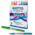 Фото #2 товара Набор маркеров Giotto Turbo Soft Brush Разноцветный (10 штук)
