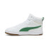 Фото #4 товара Puma Caven 2.0 Mid 39229111 Mens White Leather Lifestyle Sneakers Shoes