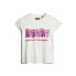 SUPERDRY Retro Glitter Logo Cap short sleeve T-shirt