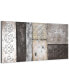 Фото #11 товара Stacked 2 Textured Metallic Hand Painted Wall Art by Martin Edwards, 30" x 60" x 2"