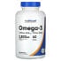 Фото #1 товара БАД Рыбий жир Omega-3, 2,500 мг, 120 капсул (833 мг на капсулу) Nutricost