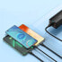Фото #16 товара Kabel przewód 3w1 USB do USB-C / iPhone Lightning / micro USB 1.2m - czarny