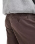 ASOS DESIGN classic rigid washed chino in brown